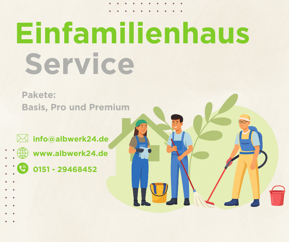 Einfamilienhaus – Hausmeisterservice